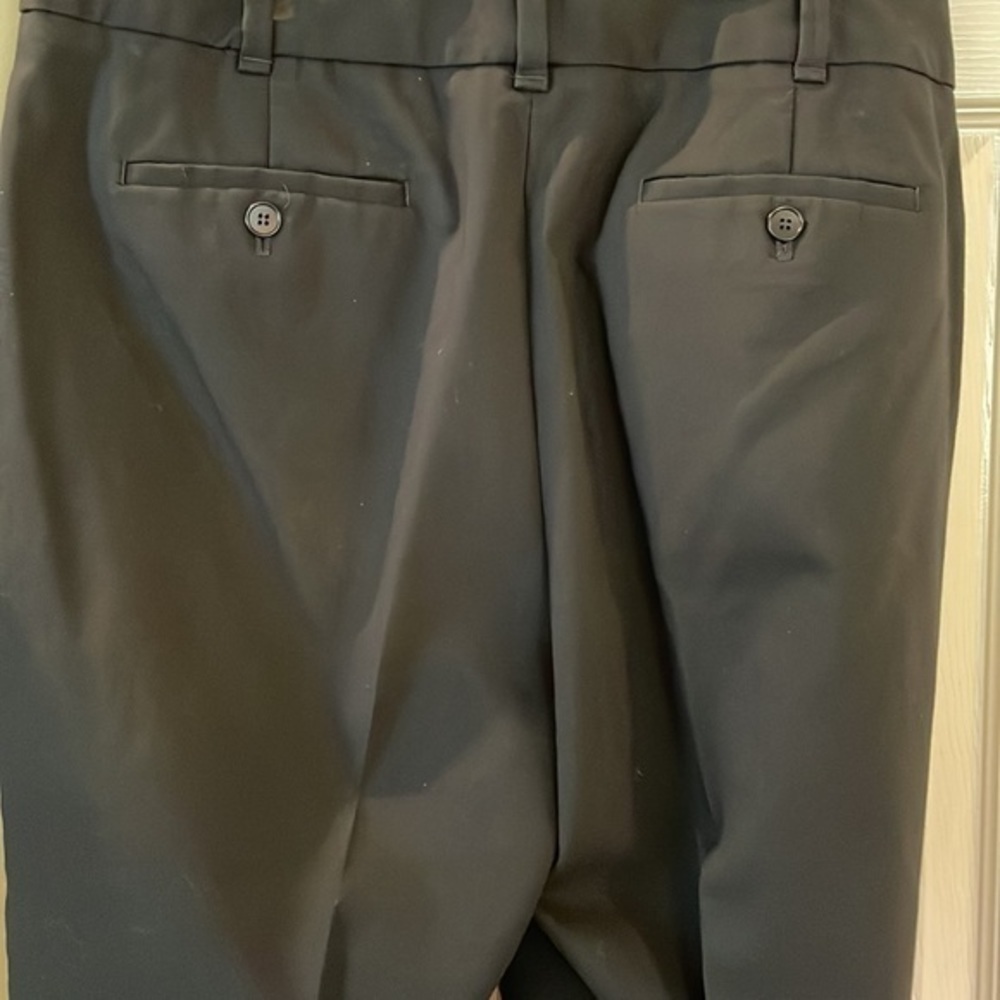 Talbots Heritage Black belt looped high waisted trouser Pants Size 12 - Picture 5 of 11